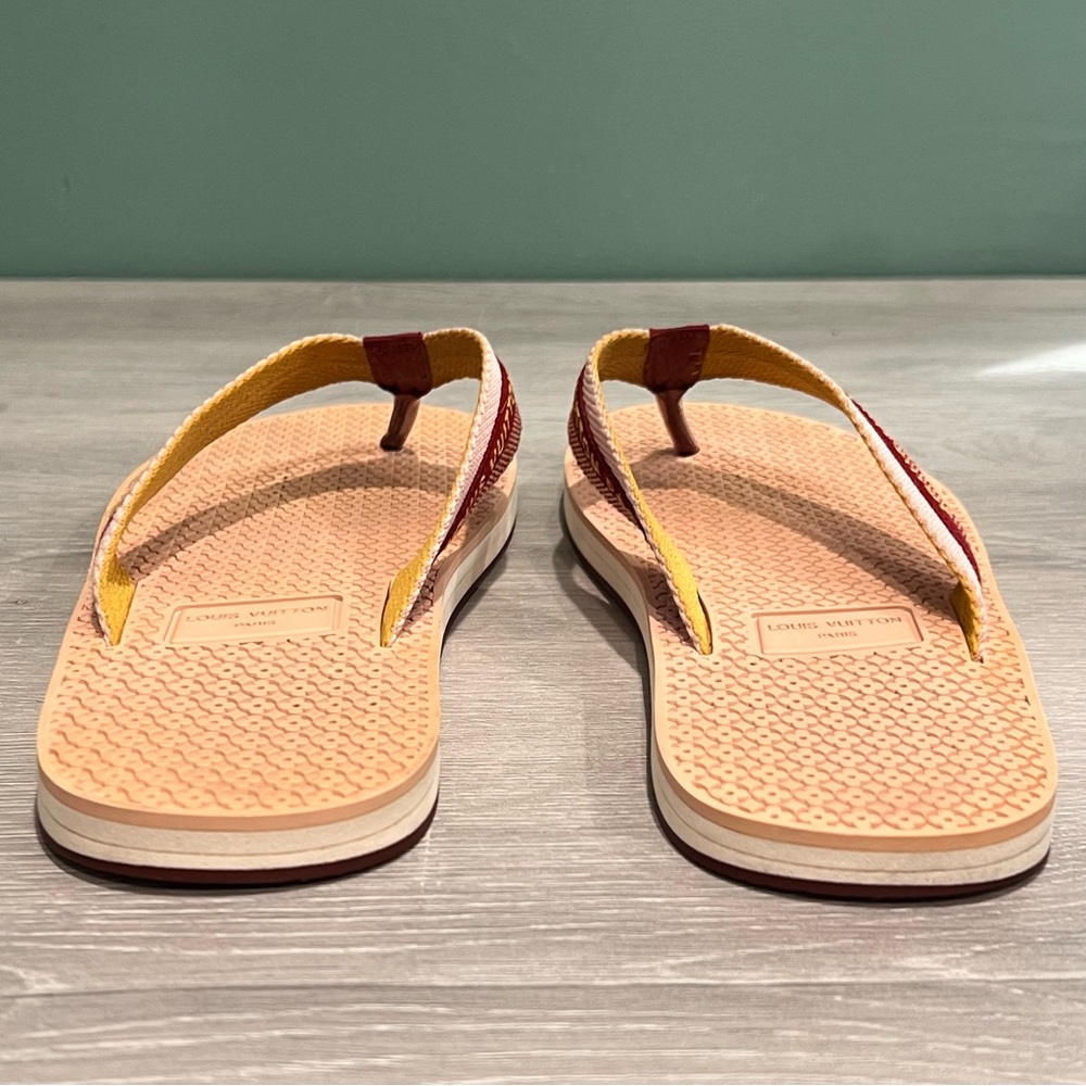 Louis Vuitton Bahia Thong Flip Flop Slippers Size 9 - Picture 7 of 9
